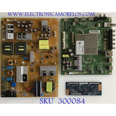 KIT DE TARJETAS PARA TV VIZIO / MAIN 756TXECB02K0250 / 715G6648-M01-000-004N / FUENTE ADTVD3613XA6 / 715G6100-P04-003-002H / T-CON 5550T15C04 / T500HVD02.0 / PANEL TPT500J1-HVN04 / MODELO E500I-B1 LTYWPLEQ